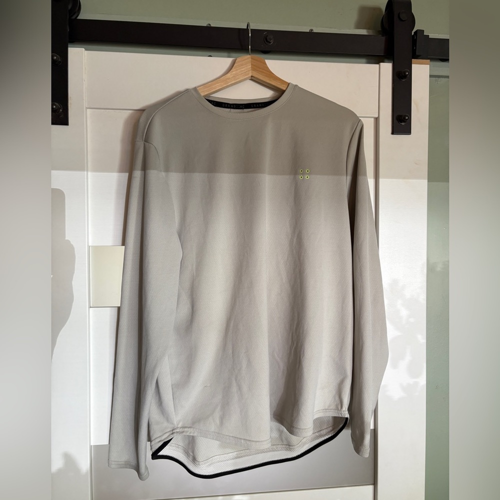 Grand AC - Men's Gray Long Sleeve Shirt